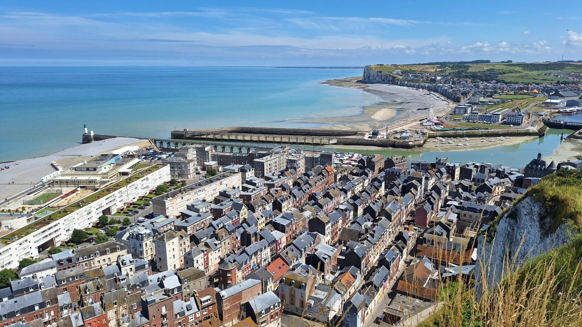 Charmant Appartement Avec Vue Face Mer Imprenable Mers-les-Bains Exteriör bild